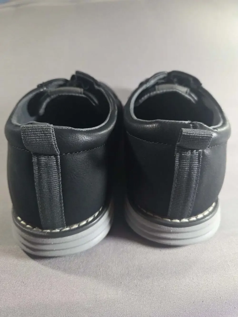 Deer Stags Boys' Dapper Jr. Dress Casual Oxford Shoes, Black/Charcoal, Size 5M